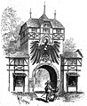 Die Gartenlaube (1893) b 623.jpg Der Haupteingang zum deutschen Dorf