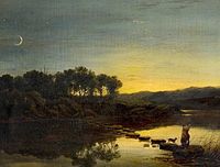 Edwin Henry Boddington Landscape, Sunset