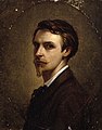 zelfportret door Emile Claus geboren op 27 september 1849