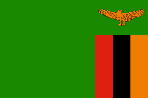 The Flag of Zambia