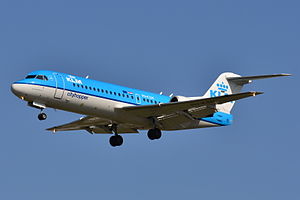 Fokker 70 KLM Cityhopper (KLC) PH-KZM - MSN 11561 (7106998789).jpg