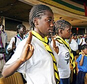 Girl Scouts in the Central African Republic
