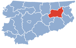 Location within the voivodeship