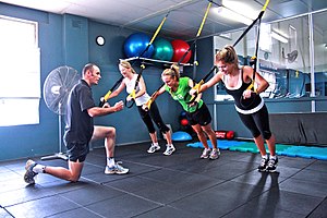 Group Personal Training at a Gym Category:Fitn...