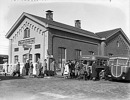 Stasjon Waardenburg yn 1940