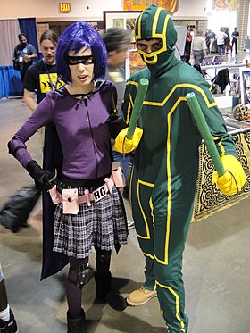 Cosplay de Hit Girl et Kick-Ass en 2010