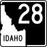 State Highway 28 marker