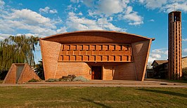 De Iglesia de Cristo Obrero y Nuestra Señora de Lourdes, een bouwwerk van Eladio Dieste sinds 2021 erkend als UNESCO werelderfgoed