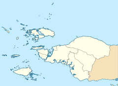 Warswai River is located in Southwest Papua