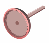 Unlike most gears, an internal gear (shown here) does not cause direction reversal.