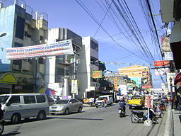 The busy J.P. Rizal Avenue in Barangay San Vicente is Calapan City's main street.