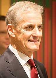 Opposition Leader Jonas Gahr Støre (Labour) from Oslo