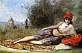 Jean-Baptiste Camille Corot, L'odalisque Sicilienne Corot, 1872