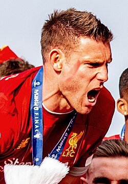 Milner a Liverpool színeiben 2019-ben