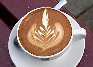 Description: Coffee cortado (An latte art exam...