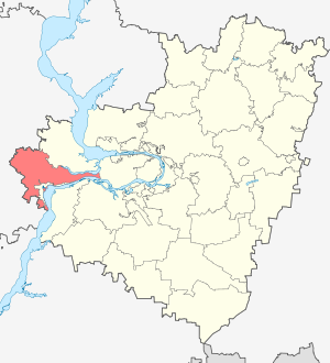 Сызранский район на карте