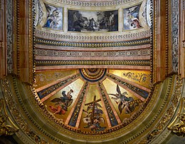 Plafond du chœur de la basilique de Saint-François-le-Grand, à Madrid. (définition réelle 6 202 × 4 822)