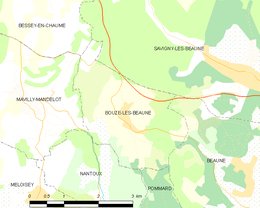 Bouze-lès-Beaune – Mappa