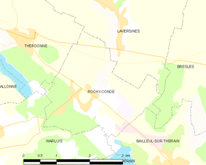 Poziția localității Rochy-Condé