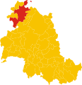 Collocatio finium municipii in Provincia Perusina.