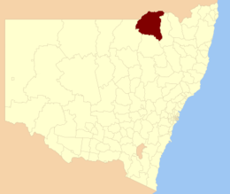 Contea di Moree Plains – Mappa