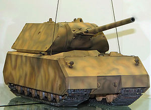 Maqueta 3D imprimible y armable del tanque Panzer VIII Maus. Manualidades a Raudales.