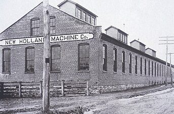 Den ursprungliga fabriken i New Holland.