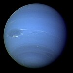 Picture of Neptune taken by Voyager 2