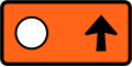 (TW-22) Detour - follow circle symbol (straight ahead, right-hand)