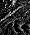 Объёмная компьютерная модель рытвин Каир, основанная на снимках от космического аппарата Кассини-Гюйгенс