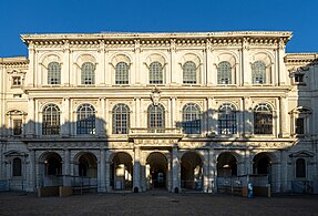 El Palazzo Barberini, empezado por Carlo Maderno (1625-1629) y acabado por Bernini