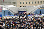 Crowd at the dedication ceremony on September 11, 2008