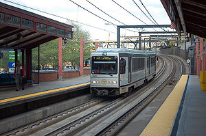 Pittsburgh LRT 4305 47L Gateway to Library April 2008.jpg