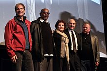 The actors who played the Captains on the first five Star Trek series, together in London at Destination Star Trek QTXP 20121019 Destination Star Trek London MG 2284.jpg