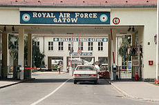 Gatow som lufthavn for Royal Air Force i august 1983