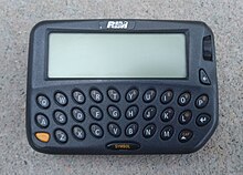 The RIM Blackberry was a sensation in the early 2000s RIM BlackBerry 950.jpg