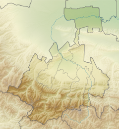 Mapa lokalizacyjna Osetii Północnej