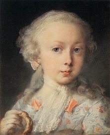 Petite fille au biscuit, 1725, Gallerie dell'Accademia de Venise.