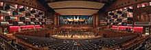 Panorama of the Royal Festival Hall, London in 2017