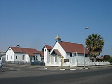 St Matthew's Anglican Church at Walvis Bay. St Matthews Church Walvis Bay, Namibia.jpg