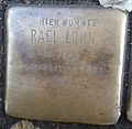 Stolperstein für Rael Lohn (Hansaring 109)