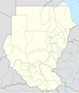 Mapa konturowa Sudanu