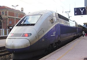 The TGV Duplex power cars use a more streamlin...