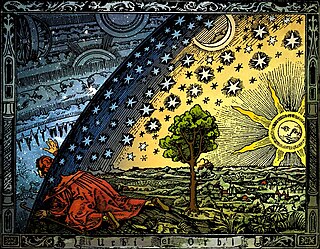 1888 Flammarion gravürünün renkli bir versiyonu