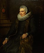 『マリア・ボスハールトの肖像』1629年 プーシキン美術館所蔵