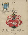 Wappen des Joseph Anton Geist von Wildegg (zwischen 1738 und 1780)