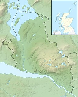 Inchfad is located in West Dunbartonshire