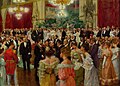 Ball der Stadt Wien i Rådhusets festsal med borgermester Karl Lueger og hertug Leopold Salvator (1904)