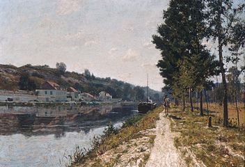 William Lamb Picknell : Rives du Loing (entre 1894 et 1897).