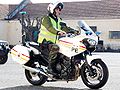 Armijos policijos motociklas Yamaha TDM 900 (iš 2-ojo lanserių pulko).